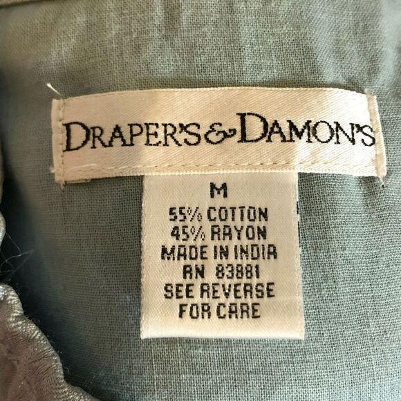 Drapers Damons Gray Scene Jacket Medium - Picture 7 of 8